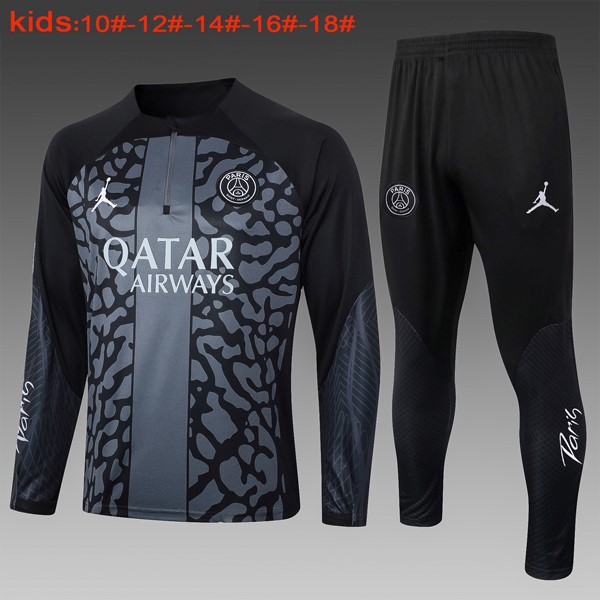 Kinder Sweatshirts PSG 2024 Grau 2